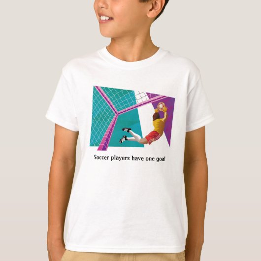 Soccer Goalie Kind T-Shirt (Voorkant)