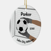 Soccer Goalie Ornament (Rechts)