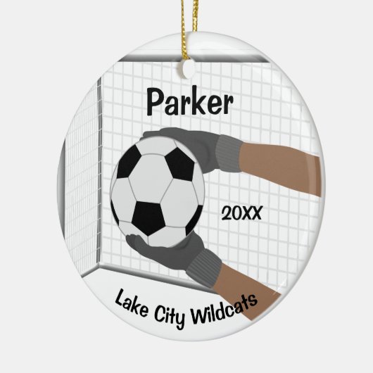 Soccer Goalie Ornament (Links)