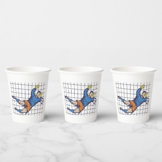 Soccer Goalie Papieren Bekers