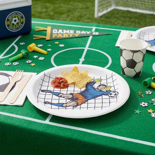 Soccer Goalie Papieren Bordje