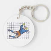 Soccer Goalie Sleutelhanger (Achterkant)