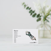 Soccer Goalie Visitekaartje (Staand voorkant)
