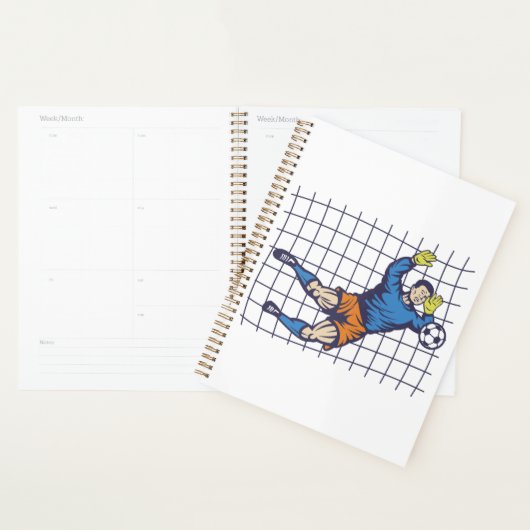 Soccer Goalkeeper Diving Save Planner (Display)