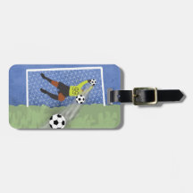Soccer Goalkeeper Drawing Gym Bag