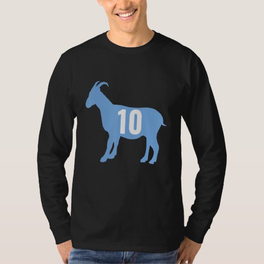 Soccer Goat 10 Argentina T-shirt (Voorkant)