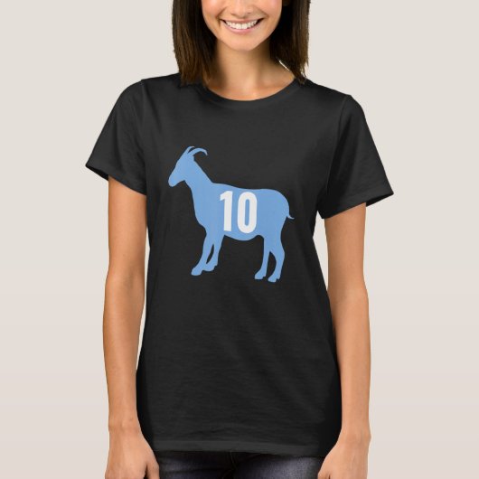 Soccer Goat 10 Argentina T-shirt (Voorkant)