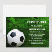 Soccer Graduation Party Aankondiging Uitnodigingen (Voorkant / Achterkant)