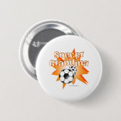 Soccer Grandma Ronde Button 5,7 Cm (Voorkant /achterkant)