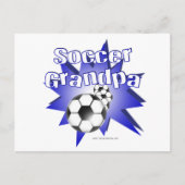 Soccer Grandpa Briefkaart (Voorkant)