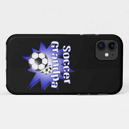 Soccer Grandpa Case-Mate iPhone Case (Achterkant (horizontaal))