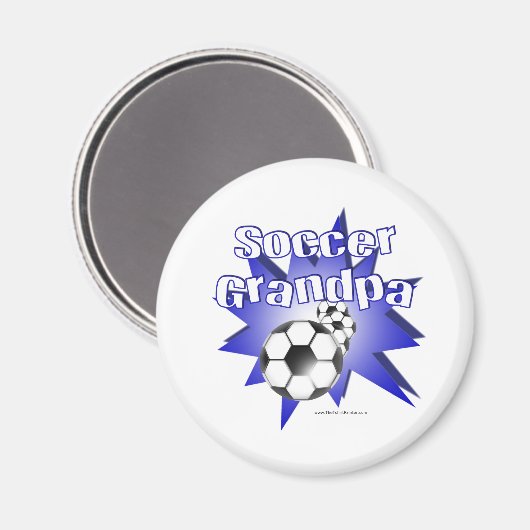Soccer Grandpa Magneet (Voorkant / Achterkant)