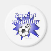 Soccer Grandpa Magneet (Voorkant)