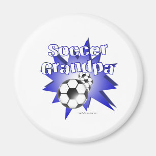 Soccer Grandpa Magneet