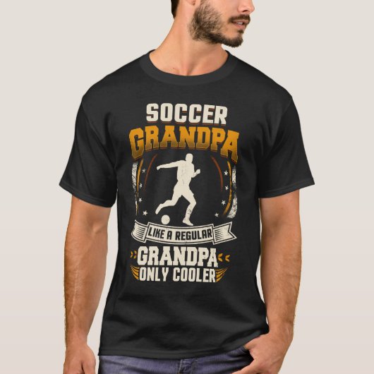 Soccer Grandpa Regular Grandpa Only Cooler T-shirt (Voorkant)