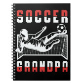 Soccer Grandpa Sportsman Granddad Notitieboek (Voorkant)