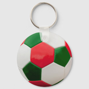 Soccer Green and Red, kerstthema, Sleutelhanger