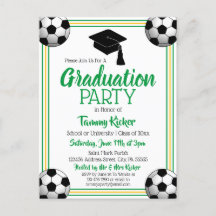 Soccer Green & Gold Graduparty
