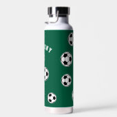 Soccer Green Personalised Kids Back to School Waterfles (Rechts)