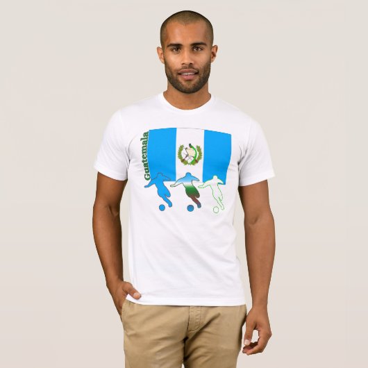 Soccer Guatemala Light T-Shirt (Voorkant volledig)