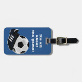 Soccer Gym Bag ID - Bagagelabel (Voorkant horizontaal)