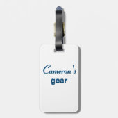 Soccer Gym Bag ID - Bagagelabel (Achterkant verticaal)