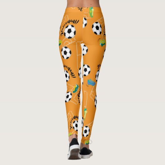 Soccer Halloween Leggings (Achterkant)