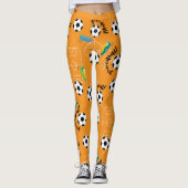 Soccer Halloween Leggings (Voorkant)