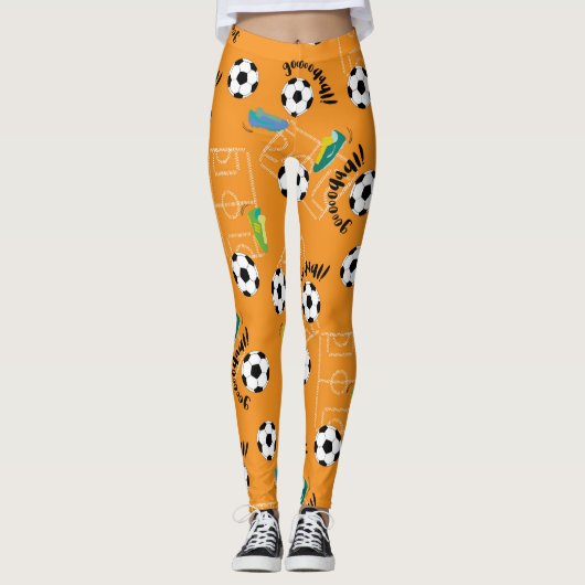 Soccer Halloween Leggings (Voorkant)