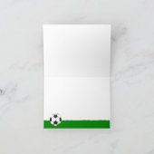 Soccer Happy Birthday Kaart (Binnen)