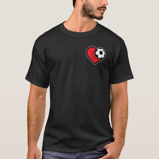 Soccer Heart T-shirt (Voorkant)