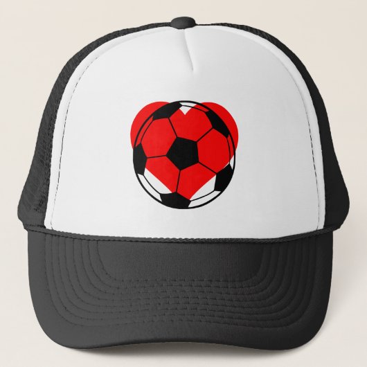 Soccer Heart Trucker Pet (Voorkant)
