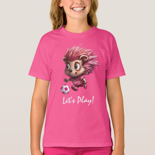 Soccer Hedégel T-shirt (Voorkant)