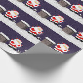 Soccer Holiday Gift Cadeaupapier (Hoek)