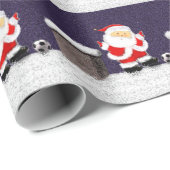 Soccer Holiday Gift Cadeaupapier (Rol Hoek)