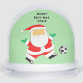 Soccer Holiday Gift Sport Stocking Stuffer Sneeuwbol (Voorkant)