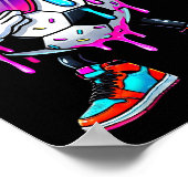 Soccer Ice Cream Drip Dabbing Sprinkles Srts Boys  Poster (Hoek)