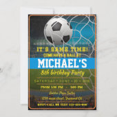 Soccer Invitation Kaart (Voorkant)