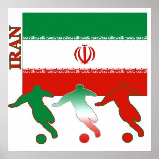 Soccer Iran Poster (Voorkant)