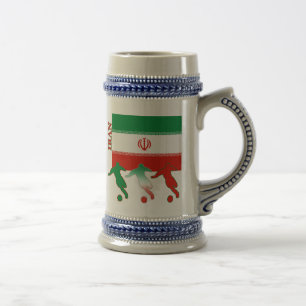 Soccer Iran Stein Bierpul