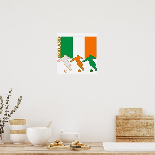 Soccer Ireland Poster (Keuken)