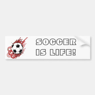 SOCCER IS LEVEN! BUMPERSTICKER