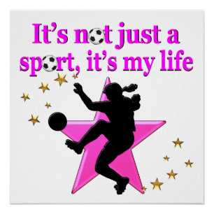 SOCCER IS MIJN LEVEN POSTER