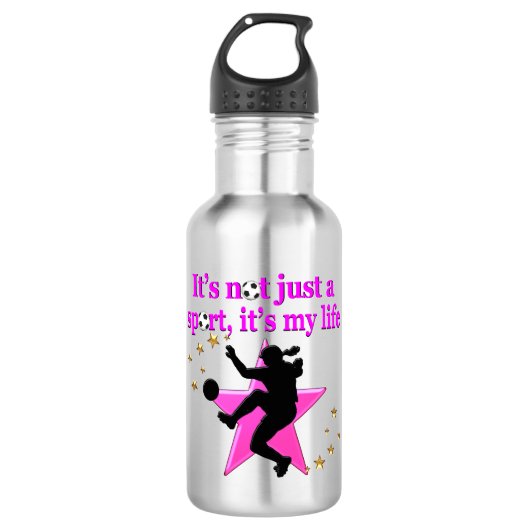 SOCCER IS MIJN LEVEN WATERFLES  (Voorkant)