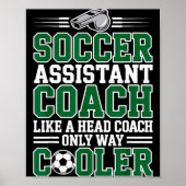 Soccer Istant Coach Like A Head Coach Only Way Coo Poster (Voorkant)