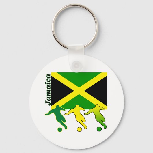 Soccer Jamaica Sleutelhanger (Voorkant)