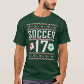 Soccer Jersey 17 Ugly KerstSweater T-shirt (Voorkant)