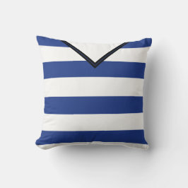 Soccer Jersey Blue Stripes Pillow Sjabloon Kussen