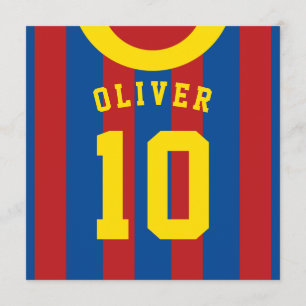 Soccer Jersey ThMED Party nodigt Sjabloon uit Kaart