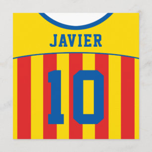 Soccer Jersey ThMED Party nodigt Sjabloon uit Kaart